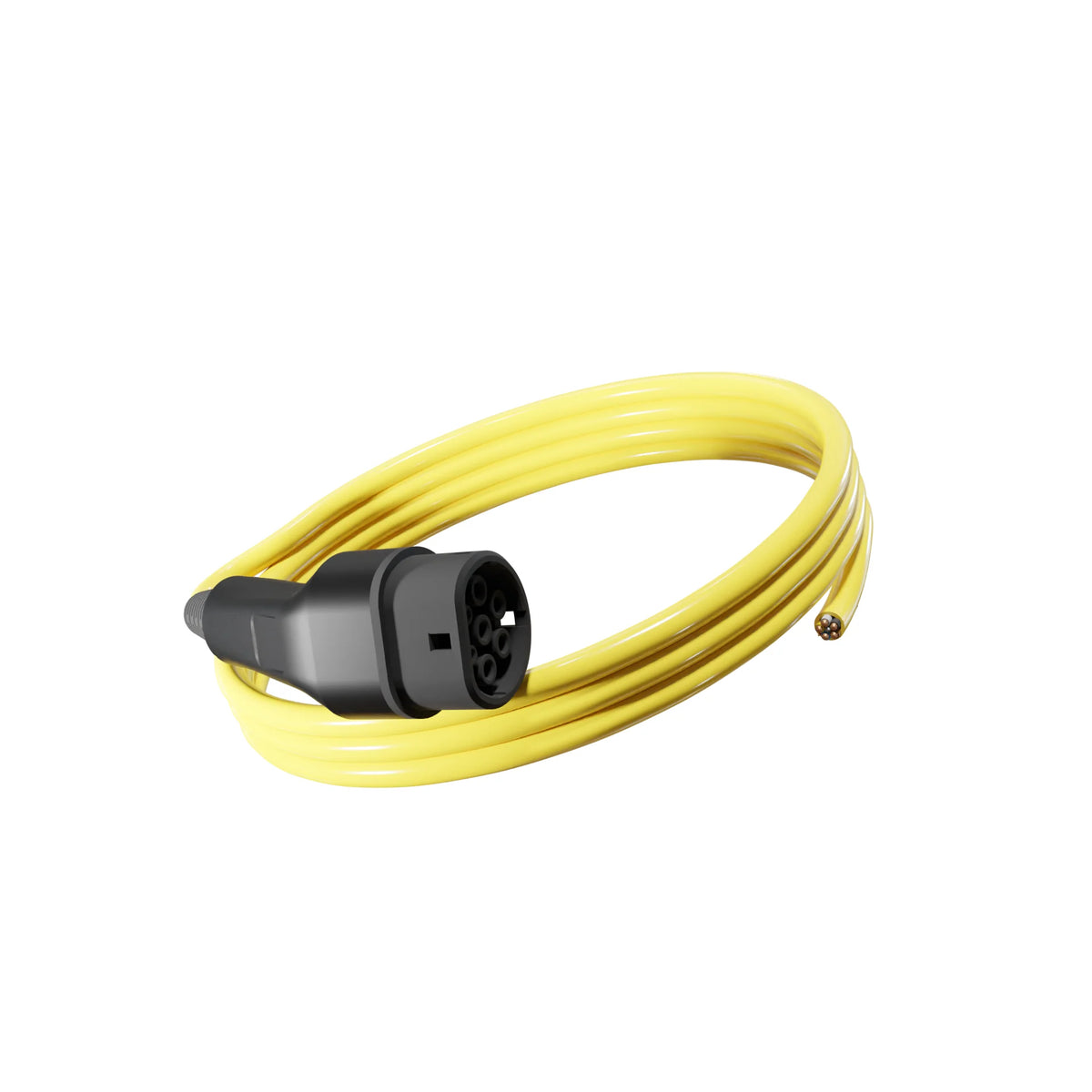 Tethered EV Charging Cable — Type 2 to Tethered, 22.0kW