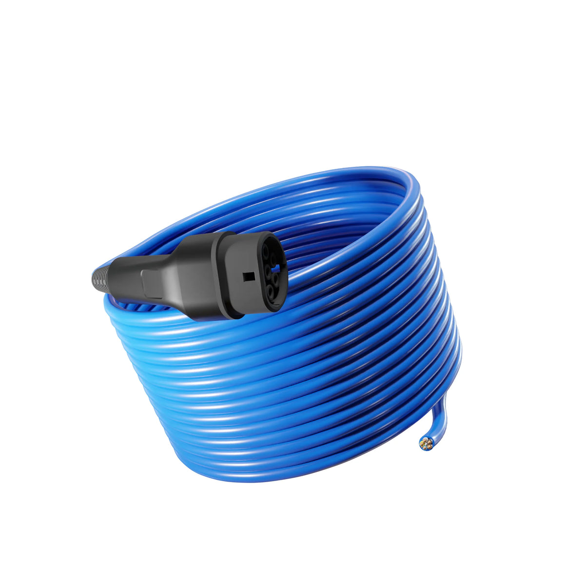Tethered EV Charging Cable — Type 2 to Tethered, 22.0kW