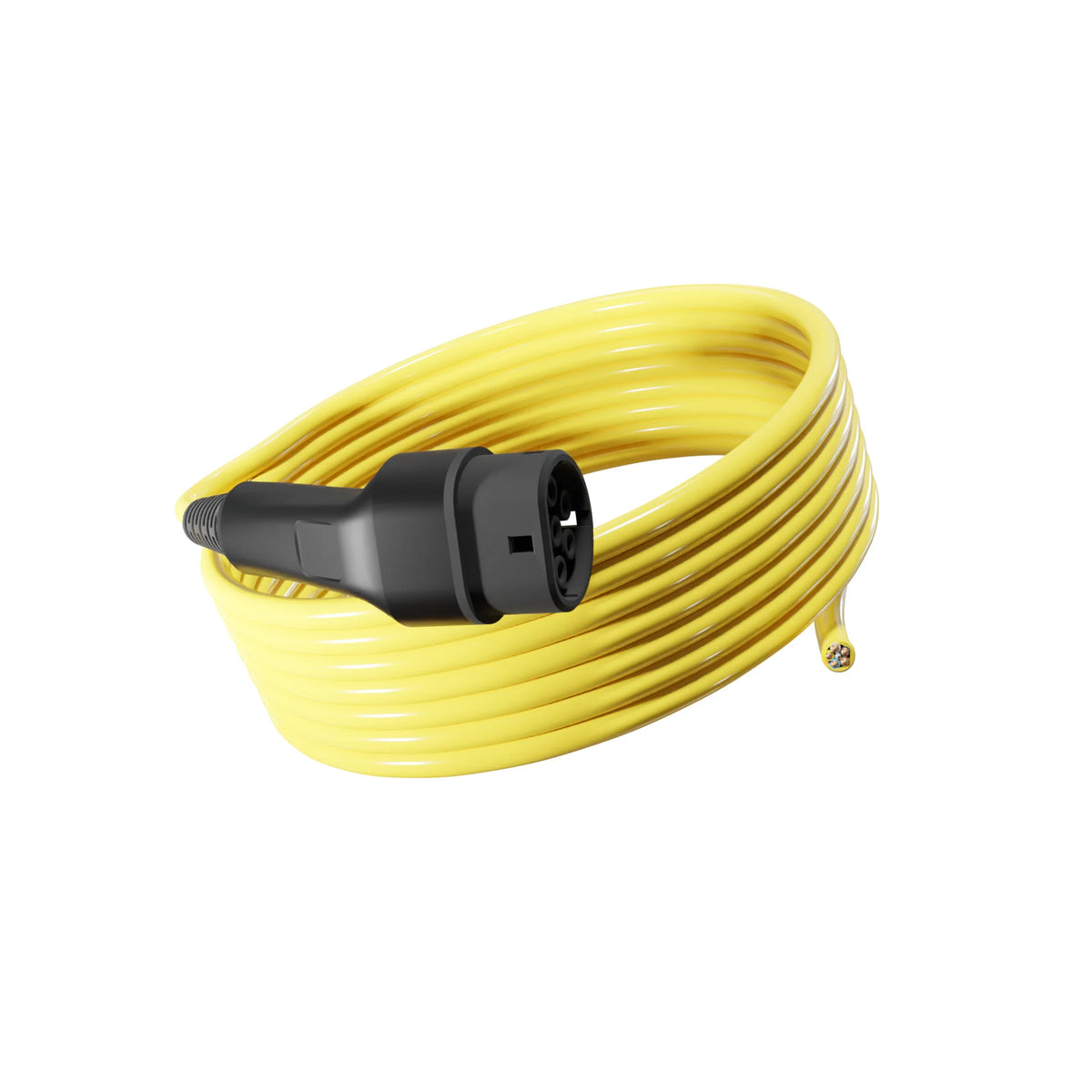 Tethered EV Charging Cable — Type 2 to Tethered, 22.0kW
